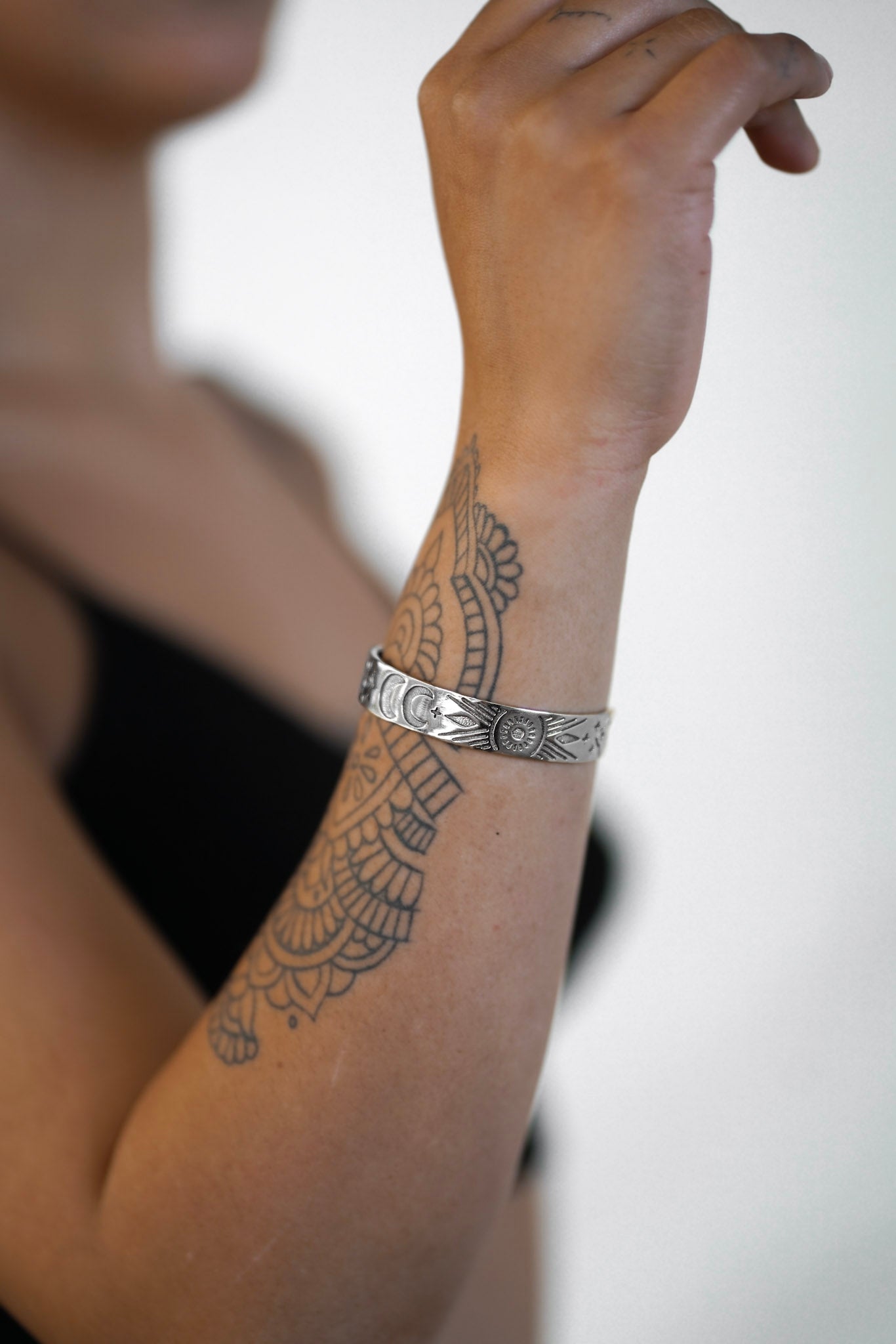 SUN & MOON BRACELET SILVER