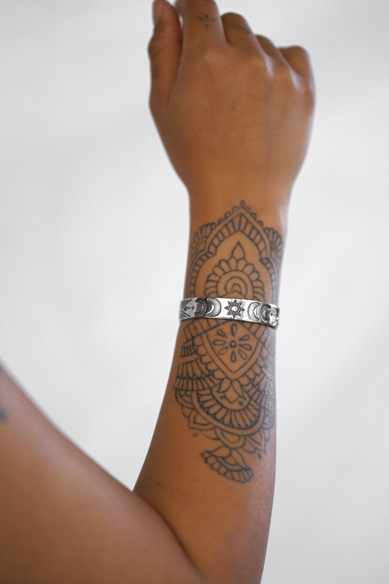 SUN & MOON BRACELET SILVER