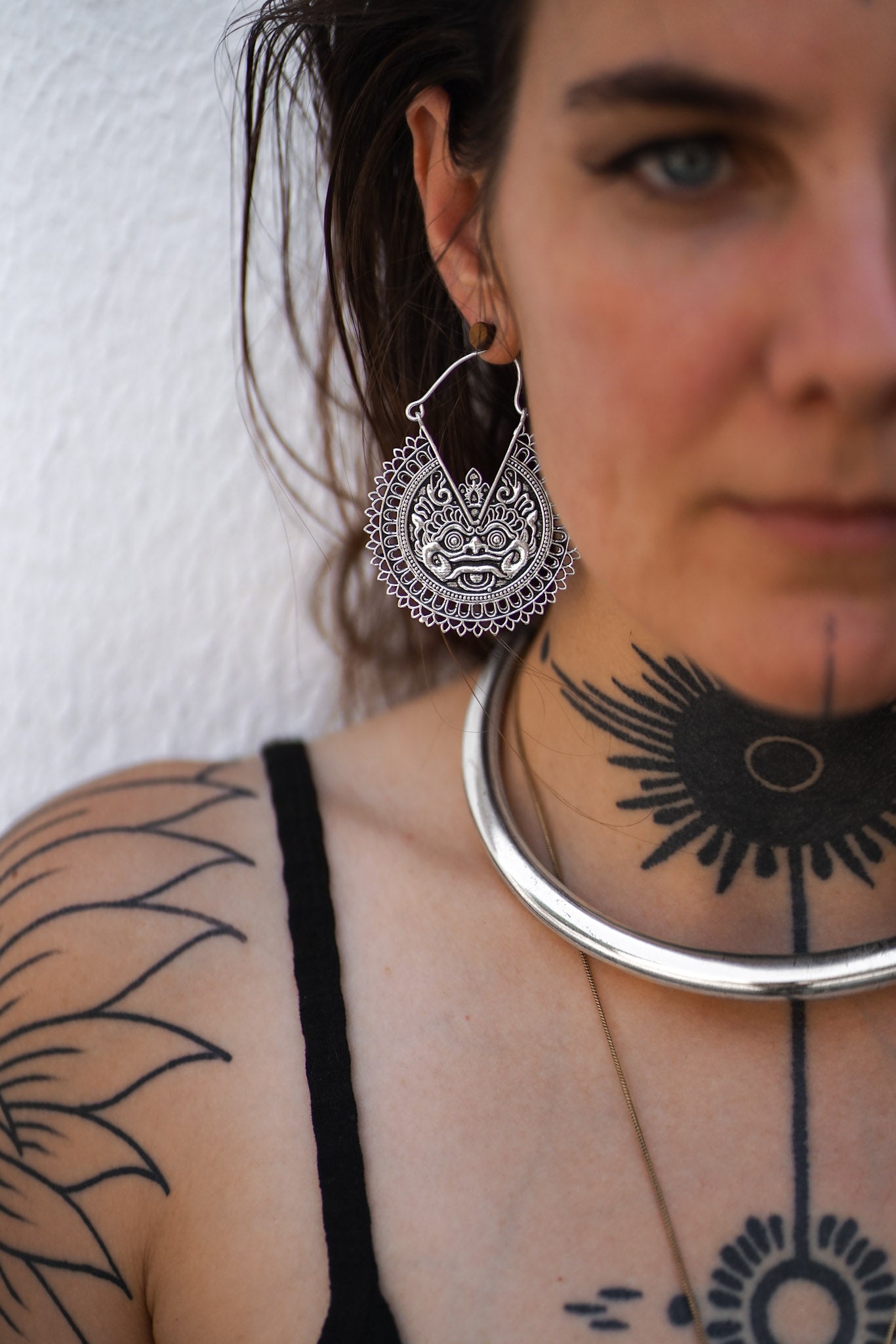 KALI EARRINGS SILVER