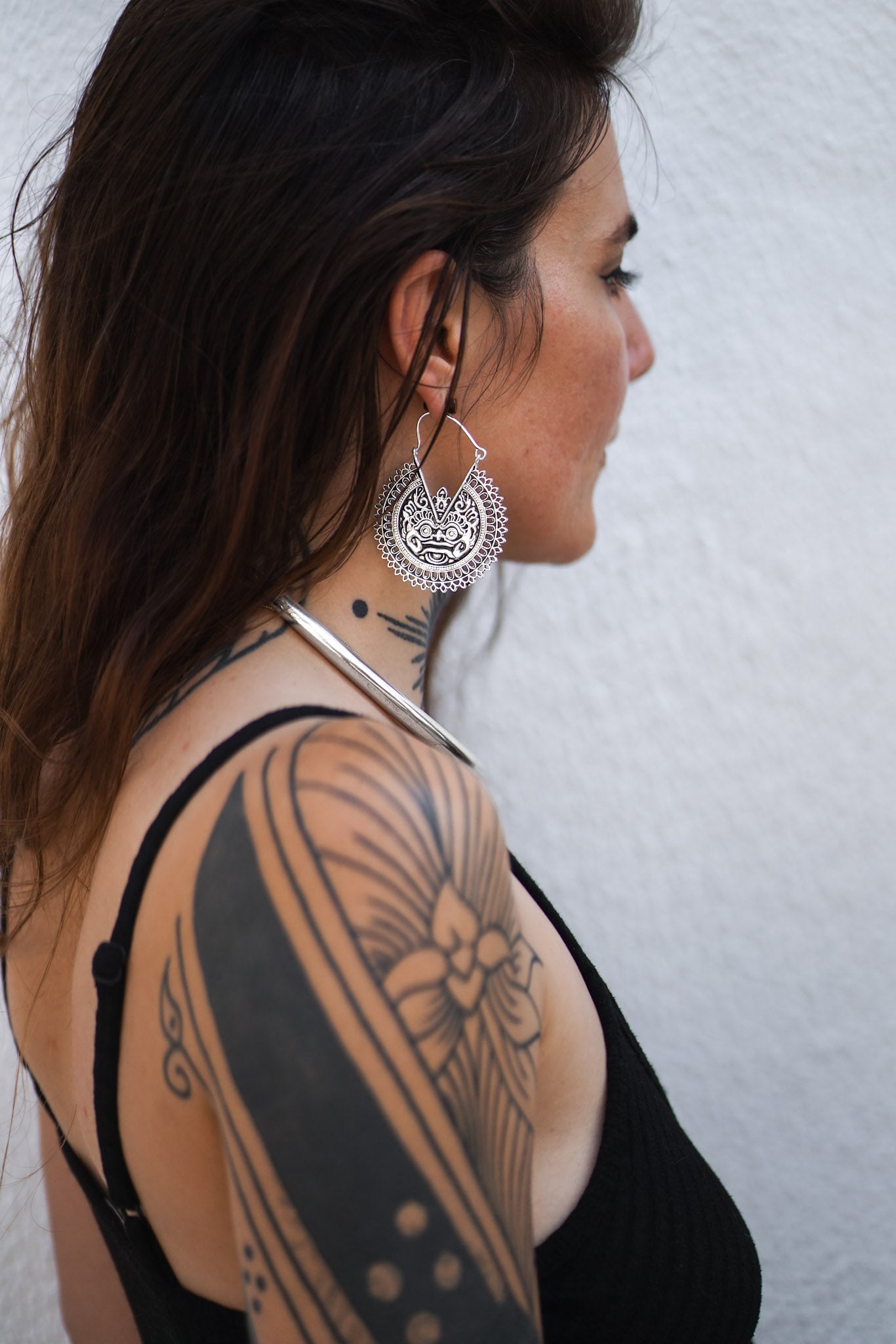 KALI EARRINGS SILVER