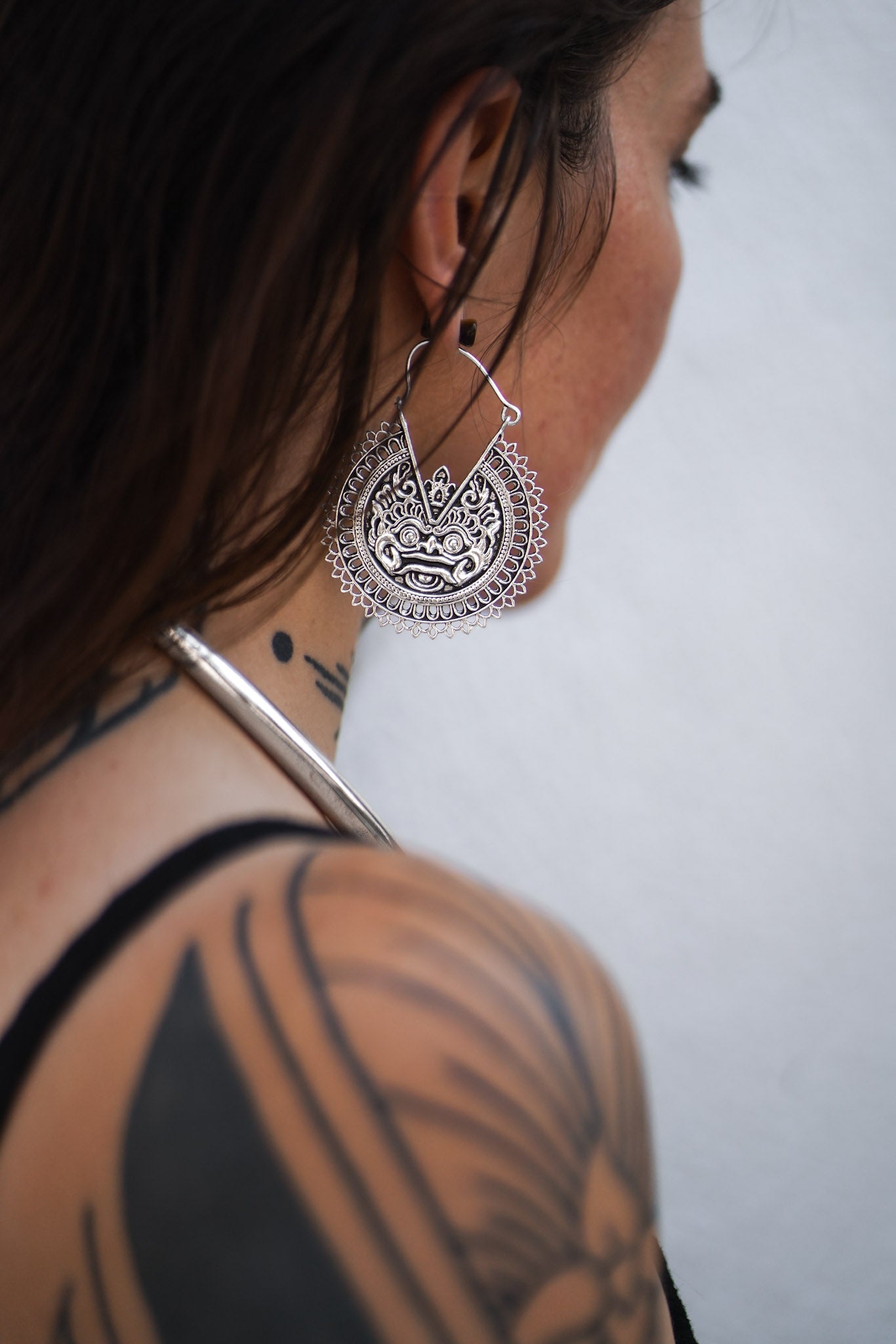 KALI EARRINGS SILVER