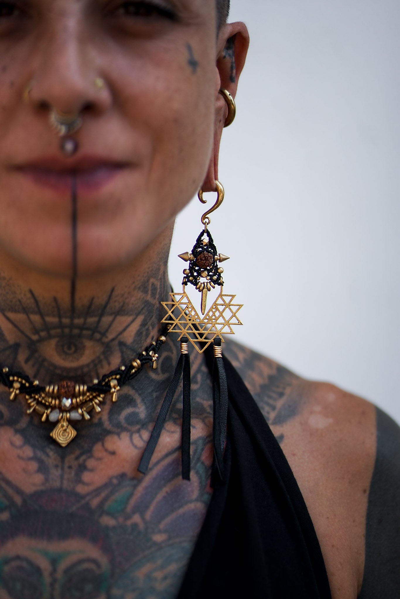 RUDRAKSHA EARHANGERS