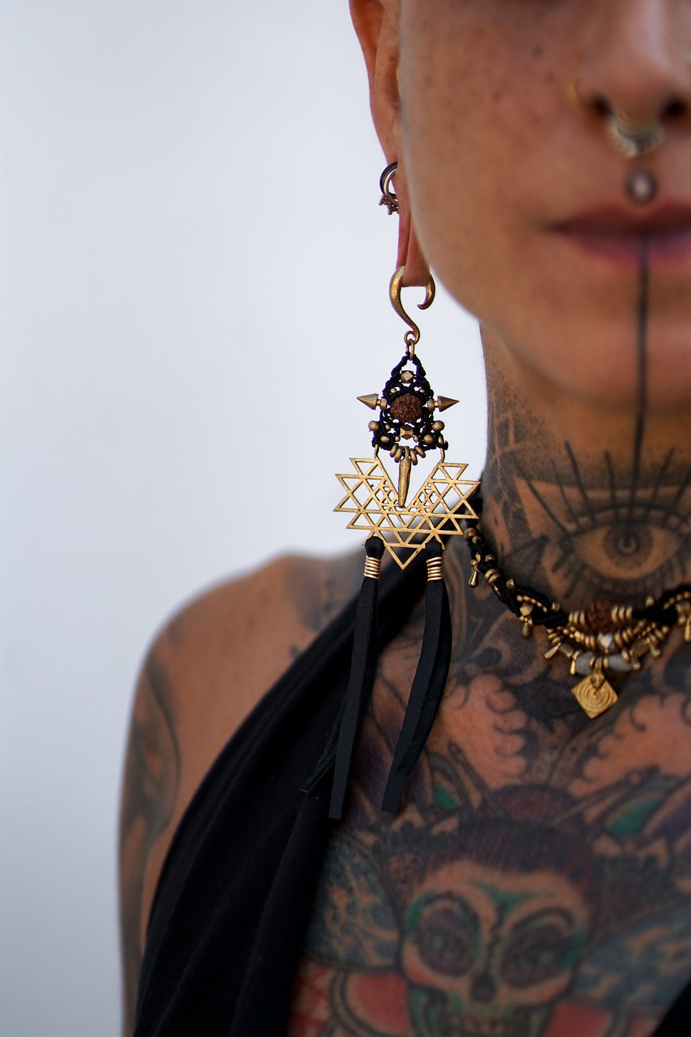 RUDRAKSHA EARHANGERS