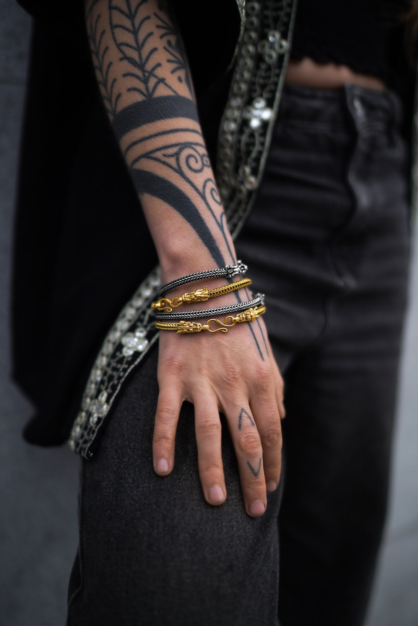 DRAKONIS BRACELET SILVER