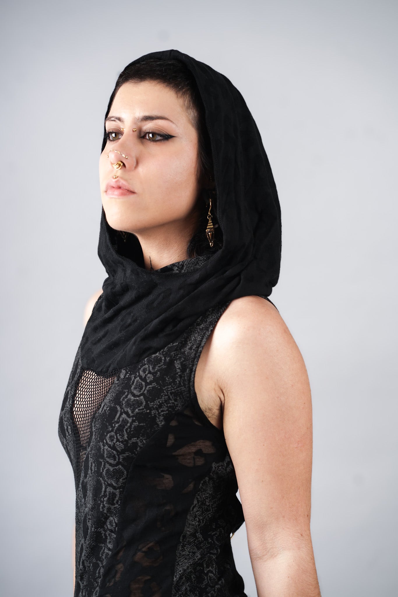 SHAKTI DRESS GREY COBRA