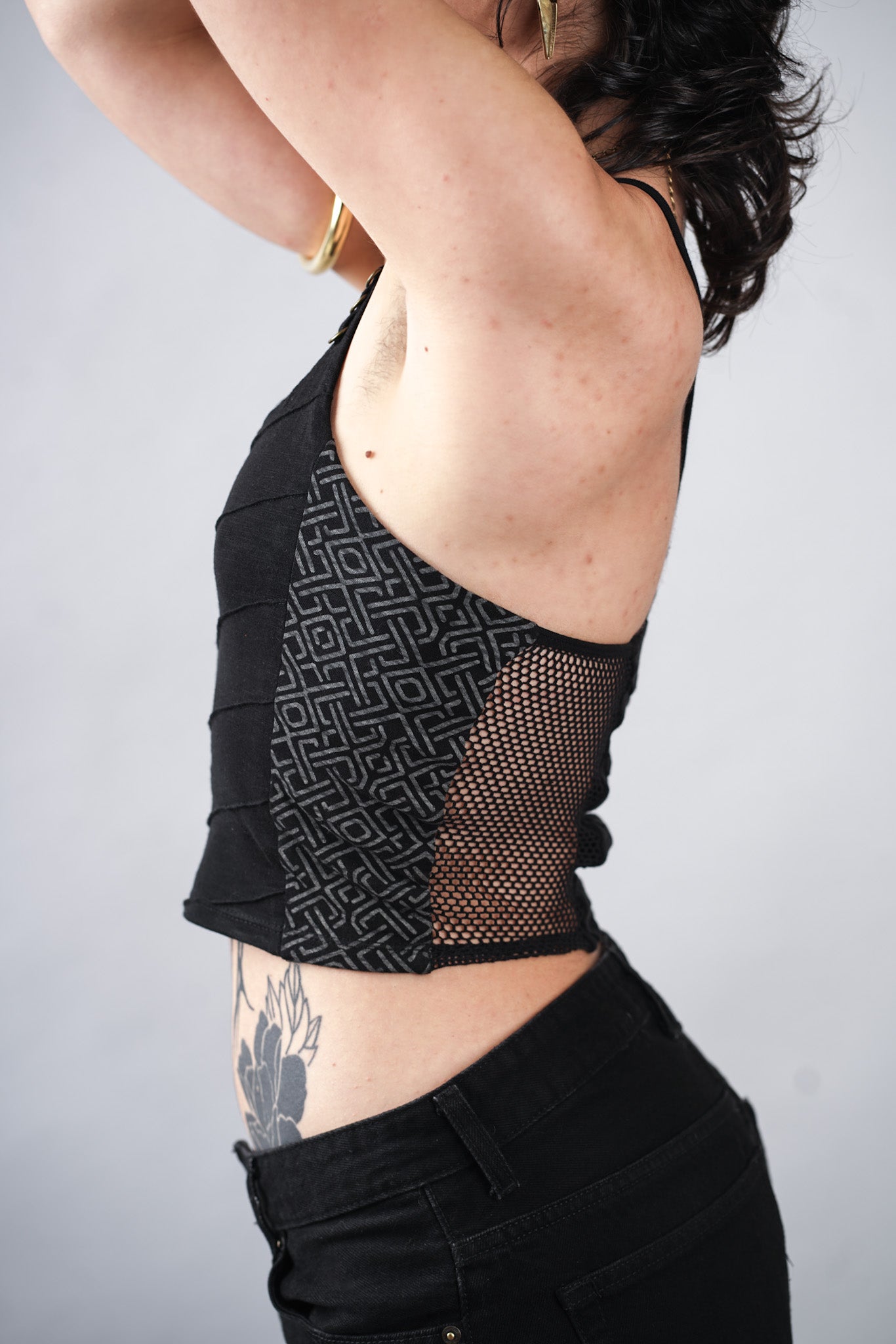 KALIKA TOP GREY MAZE