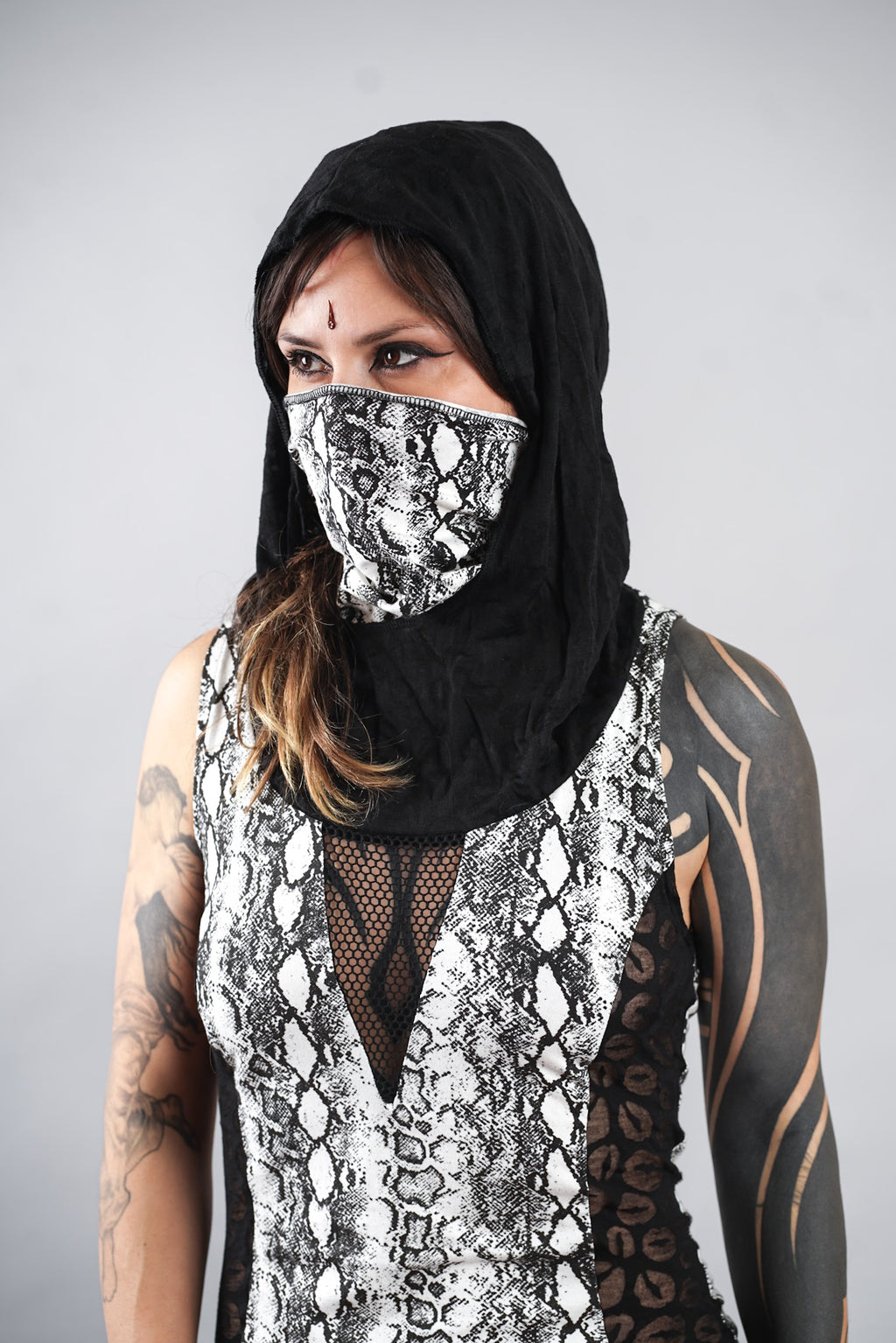 SHAKTI DRESS WHITE COBRA