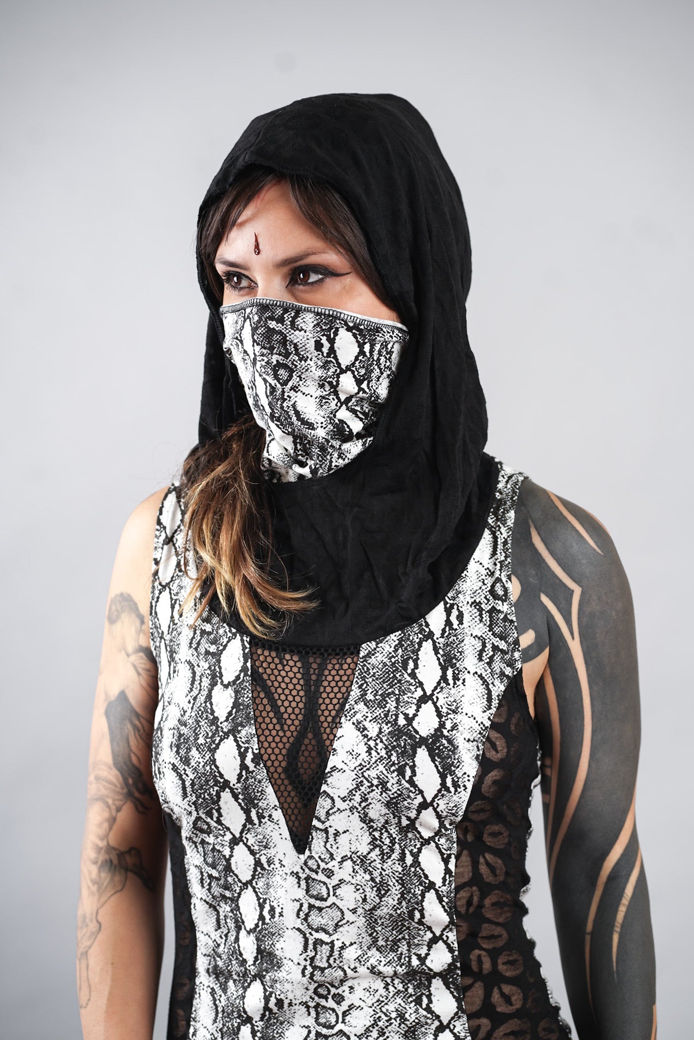 SHAKTI DRESS WHITE COBRA