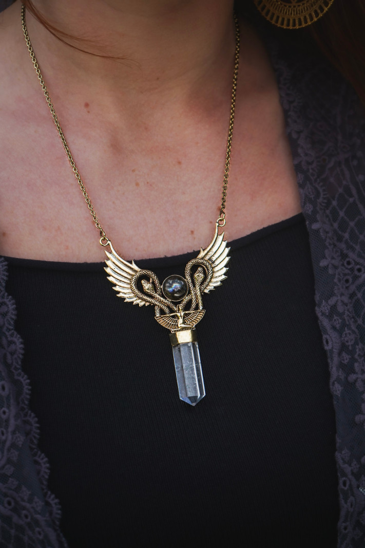 Flying Sphinx necklace